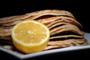 Lenten pancakes. Yummy!